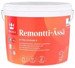 Краска для стен и потолков TIKKURILA REMONTTI ASSA база A 2,7л полуматовая 81560010130