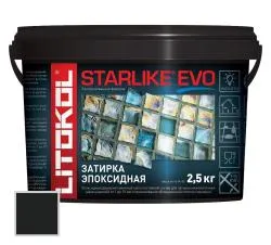 Затирка эпоксидная Litokol Starlike EVO S.145 черный 2.5кг 485200003