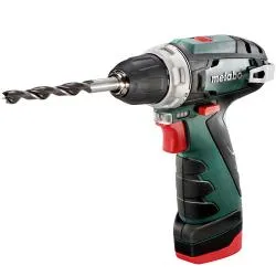 Аккумуляторная дрель-шуруповерт METABO 10,8В 2АКБ кейс POWERMAXX BS BASIC