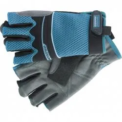 Перчатки комбинированные облегченные с открытыми пальцами GROSS р. XL