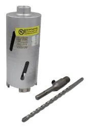 Коронка алмазная HILBERG laser deep drill по бетону 72мм HD372