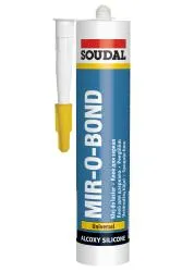 Клей-герметик силиконовый SOUDAL MIR-O-BOND для зеркал нейтральный бесцветный 310мл 103146