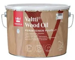 Масло для наружных работ TIKKURILA VALTTI WOOD OIL 9л прозрачное 25700700160