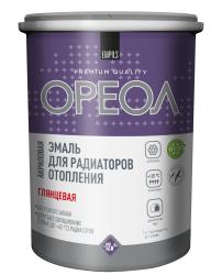 Эмаль для радиаторов акриловая для внутренних работ Ореол матовая белая 1,1кг 85249