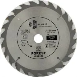 Диск пильный Trio-Diamond FOREST LONG LIFE 165х16/20х2,2мм 24T FLL818