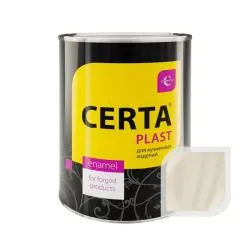 Эмаль по металлу CERTA-PLAST слоновая кость 0,8 кг