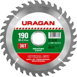 Диск пильный 190х30х36T / URAGAN