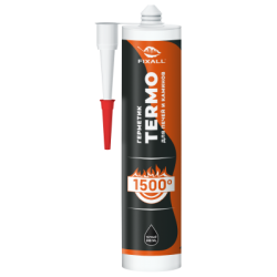 Герметик для печей FIXALL THERMO 1500°С черный 280 мл 6909