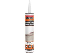 Клей монтажный SOUDAL 49А каучуковый универсальный бежевый 280мл 167920