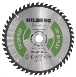 Диск пильный Hilberg INDUSTRIAL дерево 305х30х3мм 48T HW305