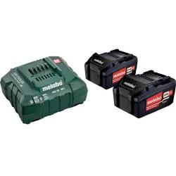 Набор: 2 аккумулятора + 1 зарядное устройство METABO Basic Set 4.0