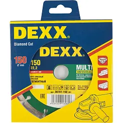 Диск алмазный DEXX MULTI UNIVERSAL 150мм сегментный 36701-150_z01