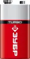 Щелочная батарейка ЗУБР Turbo 9 В тип 6LR61 крона 1 шт 59219_z01