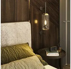 Лампа светодиодная филаментная Black Filament 7Вт свеча 2700К тепл. бел. E27 550лм GAUSS 103802107