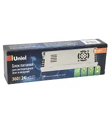 Блок питания Uniel UET-VAS-360B20 24V IP20, 360Вт UL-00002435