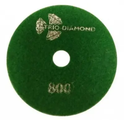 Диск алмазный Trio-Diamond АГШК шлифовальный ЧЕРЕПАШКА 100мм №800 (M) 340800