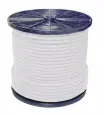 Шнур хозяйственный вязаный белый/цветной d=20мм длина 1м (100м в бобине)