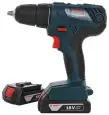 Аккумуляторная дрель-шуруповерт BOSCH 18В GSR 180-LI