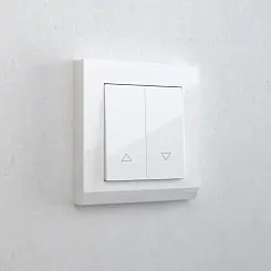 Выключатель жалюзи Werkel белый WL01-01-02