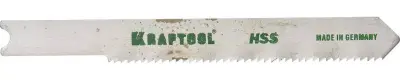 Полотна KRAFTOOL T218A для эл/лобзика HSS по металлу фигурный рез шаг 1 2мм 50мм 2шт