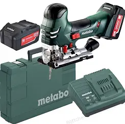 Аккумуляторный лобзик 18В 2 АКБ Metabo STA 18 LTX 140 