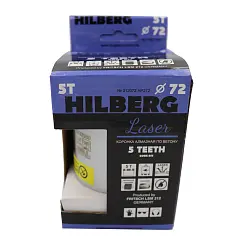 Коронка алмазная HILBERG laser 5t по бетону 72мм HP272