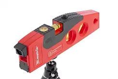 Уровень лазерный Matrix 180 мм, 220 мм штатив, 4 глазка 35022