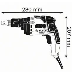 Дрель-шуруповерт BOSCH 701Вт 1 скор GSR 6-25 TE 0601445000