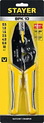 SPK-10 пресс-клещи для медных наконечников и гильз 0.5 - 10 мм.кв, STAYER Professional