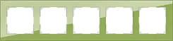 Рамка на 5 постов фисташковый WERKEL WL01-Frame-05