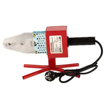 Аппарат для сварки пласт. труб КW800 800 Вт 300 °C насадки 20-25-32-40-50-63 мм мет.кейс// Kronwerk