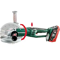 Аккумуляторная угловая шлифмашина METABO Li-HD 2 АКБ 230мм WPB