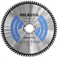 Диск пильный Hilberg INDUSTRIAL алюминий 216х30х2,4мм 80T HA216