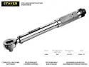 Ключ STAYER Professional динамометрический, 3/8 14 - 112 Нм 64064-110