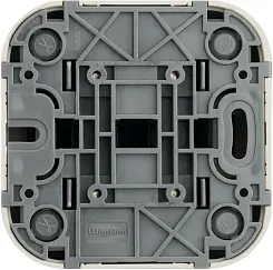 Выключатель 2-клавишный QUTEO слоновая кость LEGRAND 782232