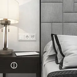 Рамка на 3 поста жемчужный WERKEL WL07-Frame-03