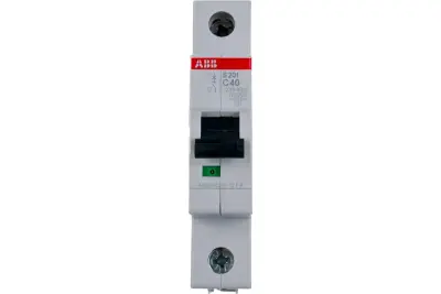 Автоматический выключатель ABB S201 C-40A 1P 2CDS251001R0404