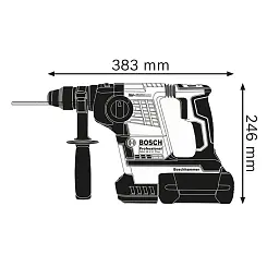 Перфоратор аккумуляторный BOSCH SDS-plus GBH 36 VF-LI Plus L-BOX