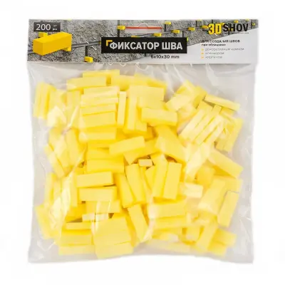 Фиксатор шва 3D SHOV кирпичной кладки 6х10х30мм 200шт 