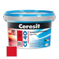 Затирка цементная Ceresit CE40 №37 чили 2кг 1427835