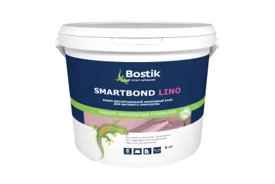 Клей для напольных покрытий Bostik SmartBond Lino 12 кг