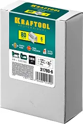 Скобы для степлера тонкие широкие тип 80, 5000 шт KRAFTOOL 6мм
