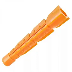 Дюбель универсальный 6х42 оранжевый без бортика 1шт (1000шт/уп)