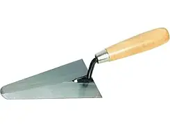 Кельма Sparta КБ бетонщика треугольник с деревянной усиленной ручкой 200мм 862725