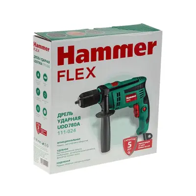Дрель HAMMER 780Вт ударная UDD780A