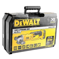 Аккумуляторная угловая шлифмашина DeWALT 125мм болгарка DCG412M2