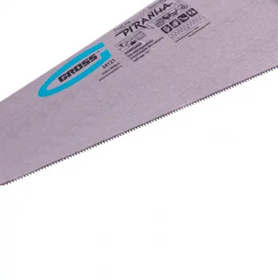 Ножовка GROSS для работы с ламинатом 360мм 15-16 зуб-2D каленый 24121