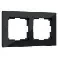 Рамка на 2 поста черный WERKEL WL01-Frame-02