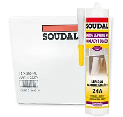 Клей для плитки SOUDAL 24А водостойкий 310мл 102274