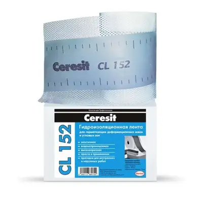 Лента гидроизоляционная Ceresit CL152 120мм х 10м 1832528